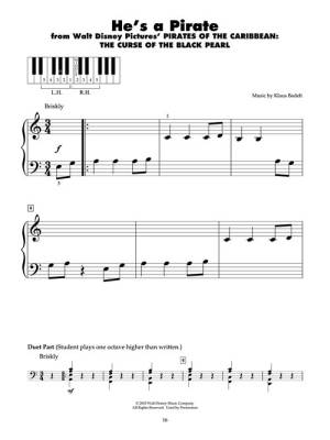 Pirates of the Caribbean: Five Finger Piano Songbook