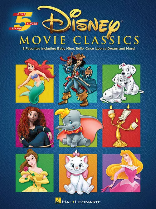 Disney Movie Classics: Five Finger Piano Songbook