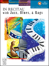 In Recital with Jazz, Blues, and Rags, Book 1 - Marlais - Piano - Book/Audio Online