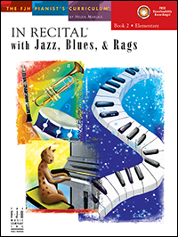 In Recital with Jazz, Blues, and Rags, Book 2 - Marlais - Piano - Book/Audio Online