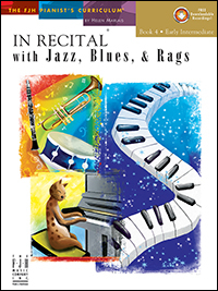 In Recital with Jazz, Blues, and Rags, Book 4 - Marlais - Piano - Book/Audio Online