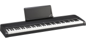 Korg - B2N 88-Key Digital Piano with Light Touch Action and Speakers - Black