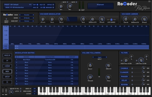 RoCoder 32 Band Vocoder - Download