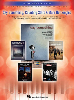 Say Something, Counting Stars & More Hot Singles (Pop Piano Hits) - Easy Piano - Book