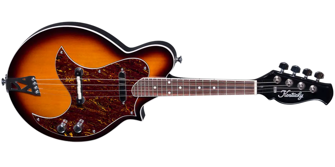 KM-300E 4-String Electric Mandolin with Gigbag - Traditional Sunburst