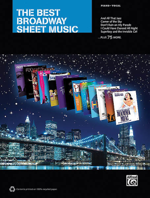 The Best Broadway Sheet Music - Piano/Vocal/Guitar - Book