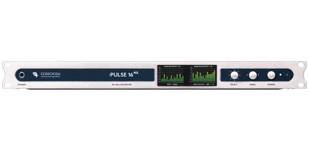 Convertisseur AN/NA/ADAT Pulse 16 MX CV, 16 entrées et 16 sorties
