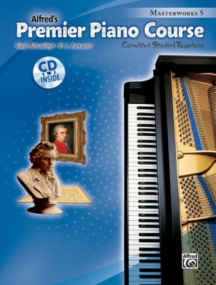 Alfred Publishing - Premier Piano Course, Masterworks 5 - Kowalchyk/Lancaster - Piano - Book/CD
