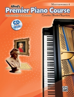 Alfred Publishing - Premier Piano Course, Masterworks 4 - Kowalchyk/Lancaster - Piano - Book/CD