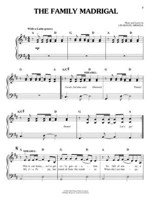 Encanto: Music from the Motion Picture Soundtrack - Miranda - Easy Piano - Book