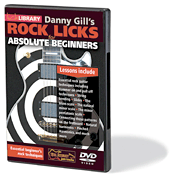 Lick Library - Rock Licks For Absolute Beginners - Gill - Guitar - DVD