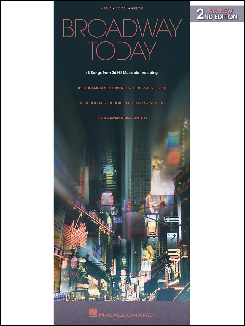 Broadway Today: All-New 2nd Edition - Piano/Vocal/Guitar - Book