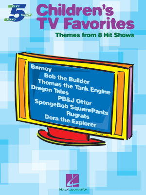 Hal Leonard - Childrens TV Favorites: Themes from 8 Hit Shows - 5 Finger Piano - Book