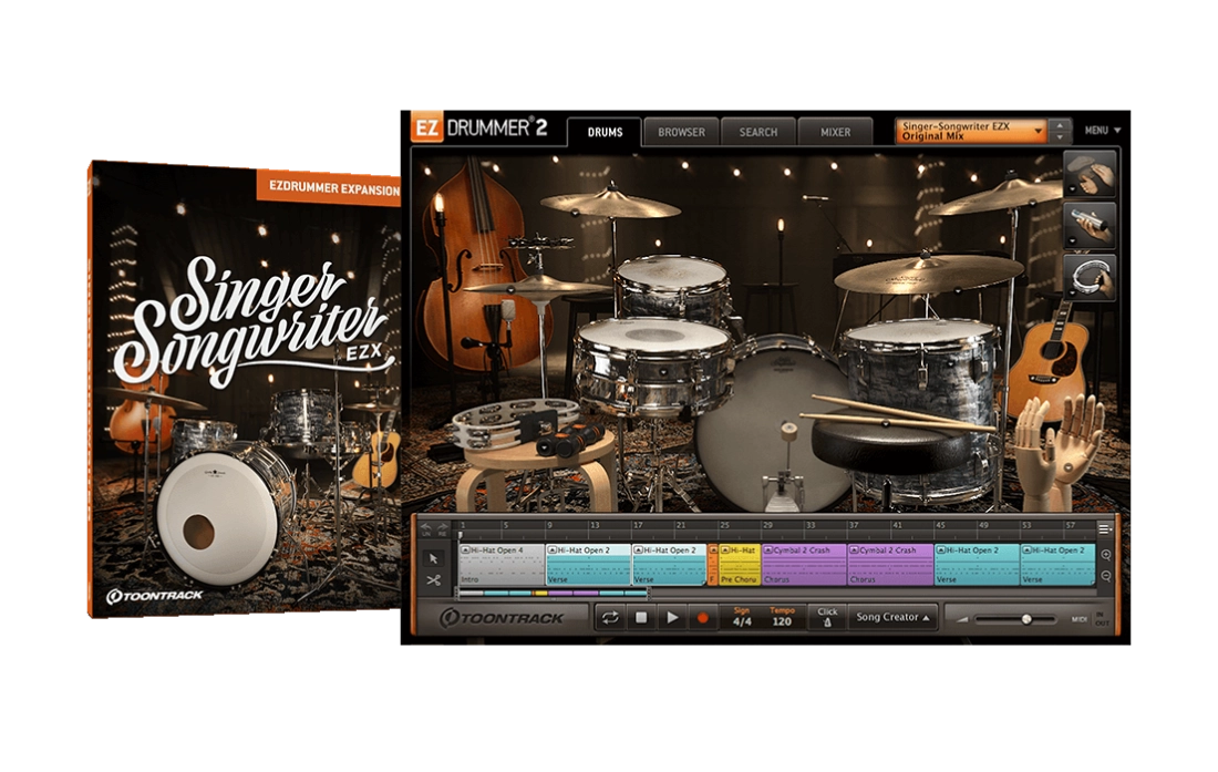 Singer Songwriter EZX  Drum Expansion - Download