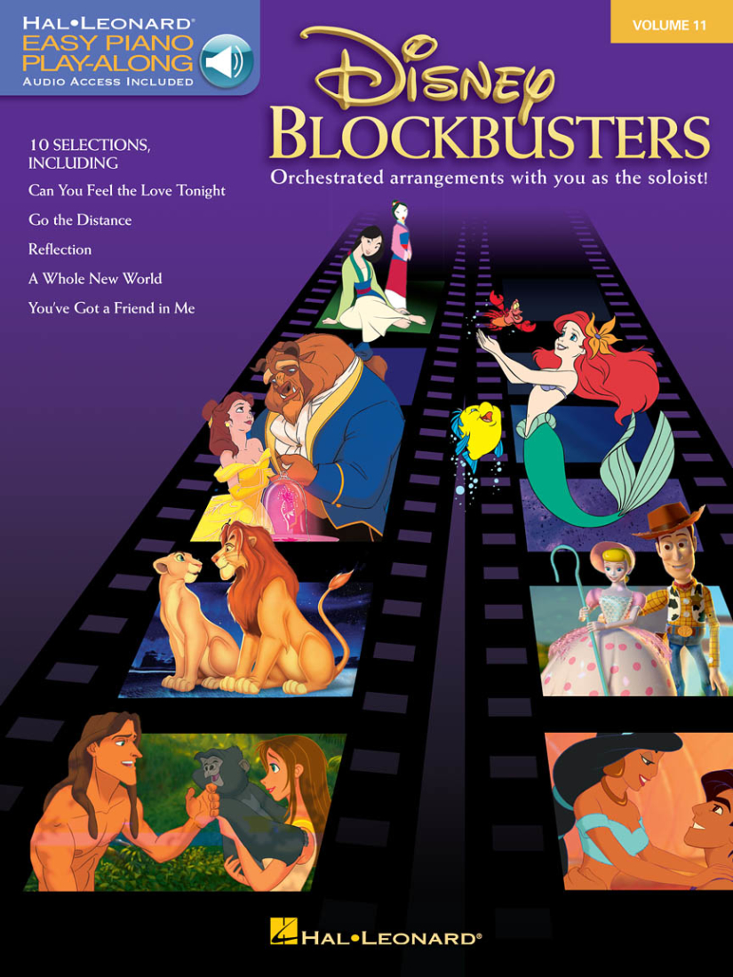 Disney Blockbusters: Easy Piano Play-Along Volume 11 - Easy Piano - Book/Audio Online