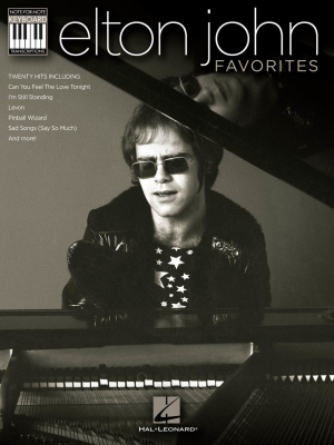 Elton John Favorites: Note-for-Note Keyboard Transcriptions - Piano/Vocal/Chords - Book