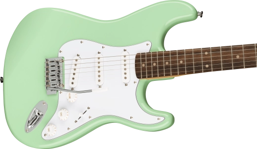 FSR Affinity Series Stratocaster, Laurel Fingerboard, White Pickguard - Surf Green