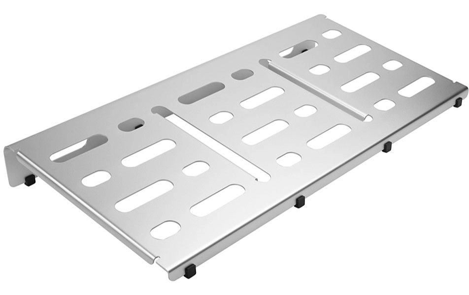 Large Pedalboard with Pro Accessory Case 2.0 - Sliver