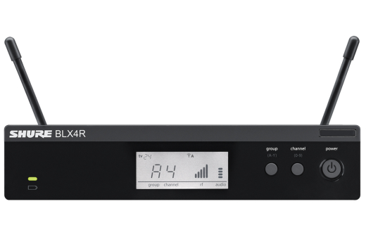 BLX14R/W93 Wireless Rack Mount Presenter System with Miniature Lavalier Mic (H11: 572-596 MHz)