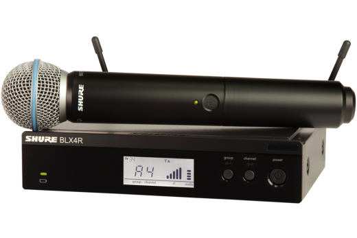 Shure - BLX24R/B58 Wireless Vocal Rack Mount Set with Microphone (H9: 512-542 MHz)