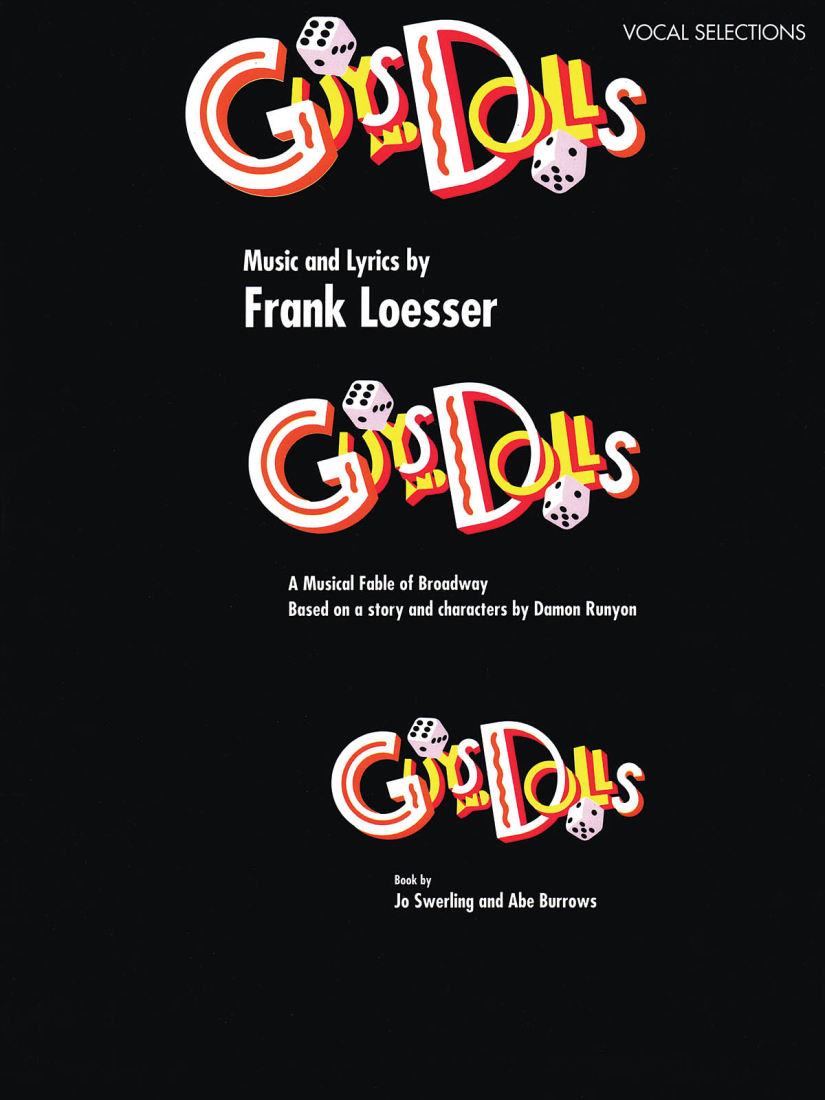 Guys and Dolls - Loesser - Piano/Vocal Selections - Book