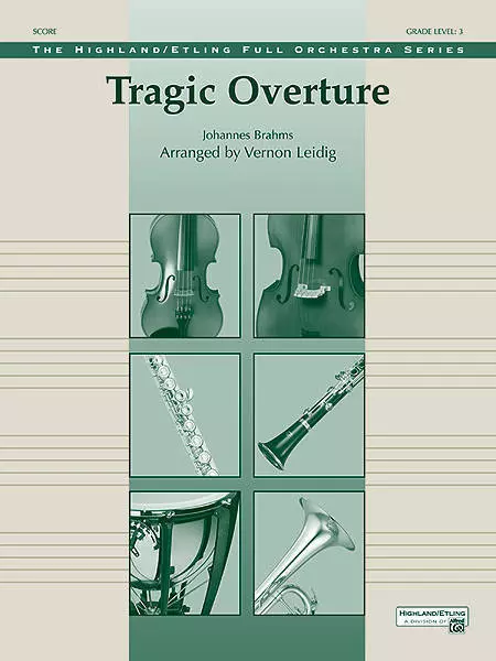 Tragic Overture - Brahms/Leidig - Full Orchestra - Gr. 3