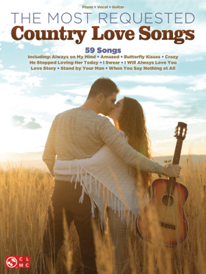 Hal Leonard - The Most Requested Country Love Songs Piano/Voix/Guitare Livre