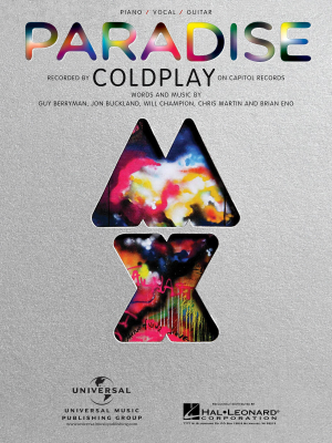 Paradise - Coldplay - Piano/Vocal/Guitar - Sheet Music