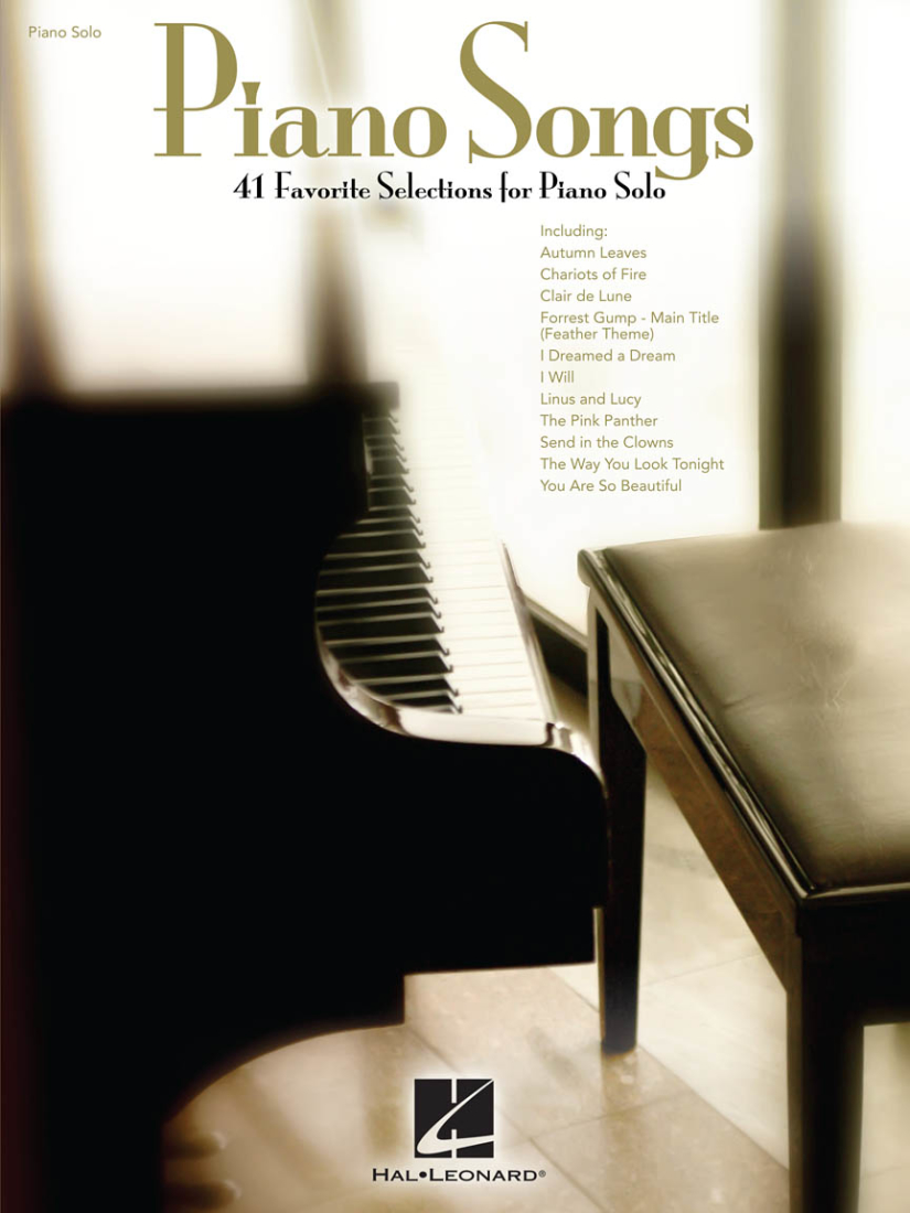 Piano Songs - Piano - Book