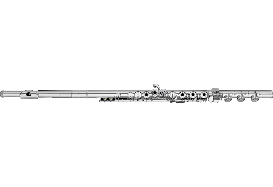 CF301 Sterling Silver Flute, Offset, G, B Footjoint, C# Trill