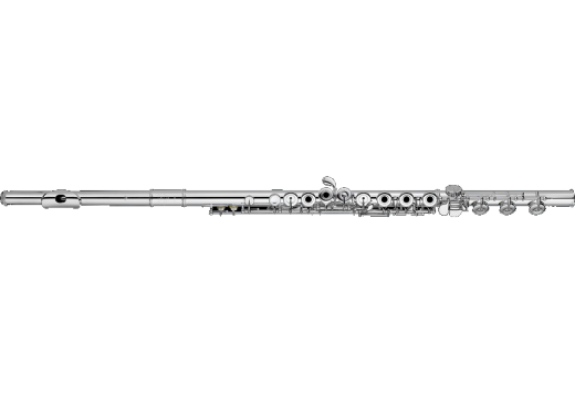 CF301 Sterling Silver Flute, Offset, G, B Footjoint, C# Trill