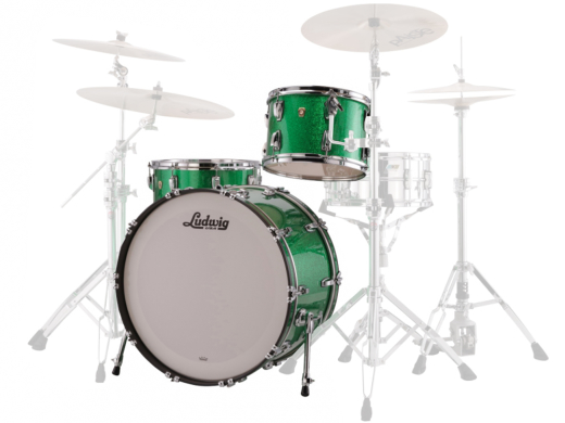 Classic Maple Fab 22 3-Piece Shell Pack (22,13,16) - Green Sparkle