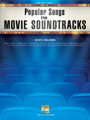 Hal Leonard - Popular Songs from Movie Soundtracks Piano/Voix/Guitare Livre