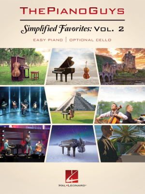 Hal Leonard - The Piano Guys - Simplified Favorites, Vol. 2 - Easy Piano/Optional Cello
