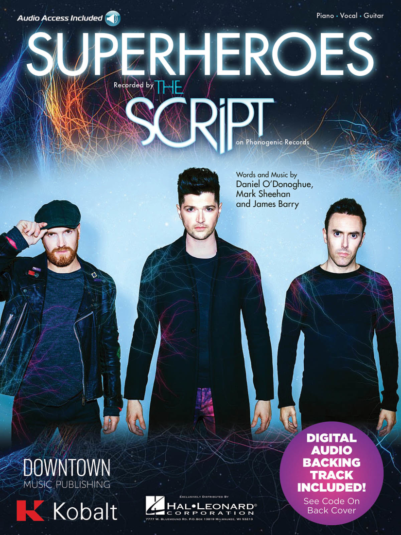 Superheroes - The Script - Piano/Vocal/Guitar -  Book/Audio Online