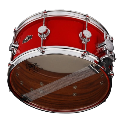 Caisse claire Aristocrat GeorgeWay en acacia (6,5x13po), fini Hot Red