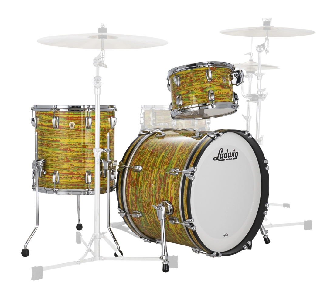 Classic Maple Pro Beat 3-Piece Shell Pack  (20,12,14) - Citrus Mod