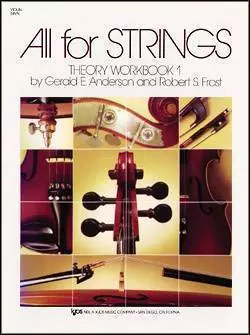 All For Strings Theory Workbook 1 - Violin