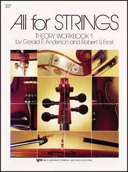 All For Strings Theory Workbook 1 - Violin