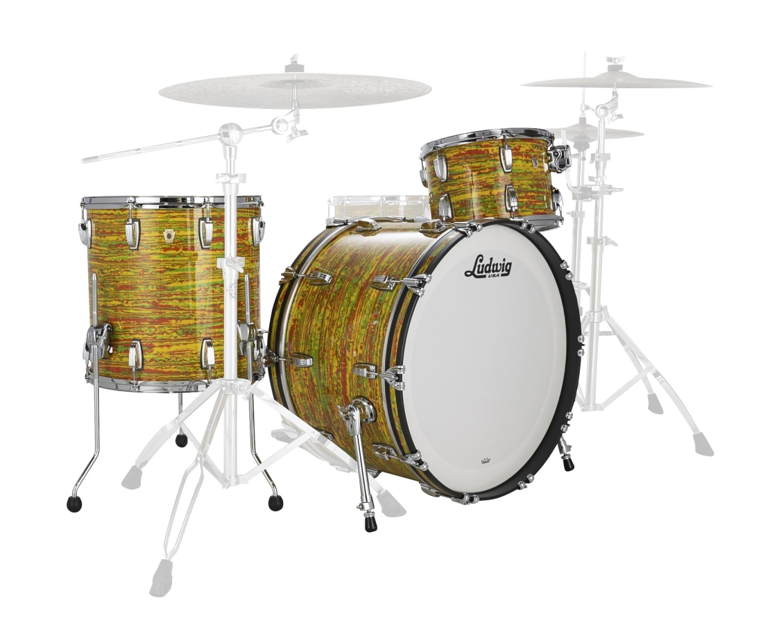 Classic Maple Pro Beat 3-Piece Shell Pack  (24,13,16) - Citrus Mod