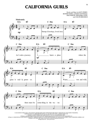 Katy Perry: Teenage Dream - Easy Piano - Book