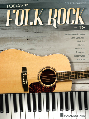 Hal Leonard - Todays Folk Rock Hits - Piano/Vocal/Guitar - Book