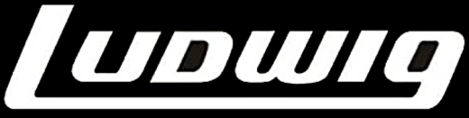 Ludwig Drums - White Block Logo Sticker - 13
