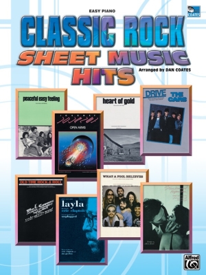 Classic Rock Sheet Music Hits - Coates - Easy Piano - Book