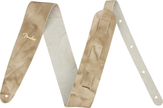 Fender - Tie Dye Leather Strap - Natural