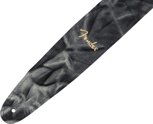 Tie Dye Leather Strap - Black