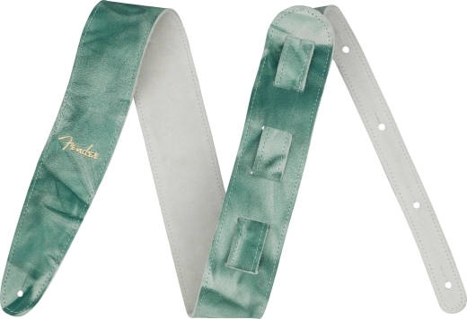 Fender - Tie Dye Leather Strap - Sage Green