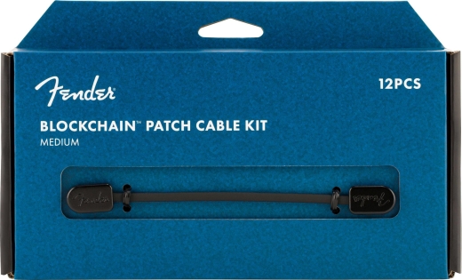 Fender Blockchain Patch Cable Kit, Black - Medium