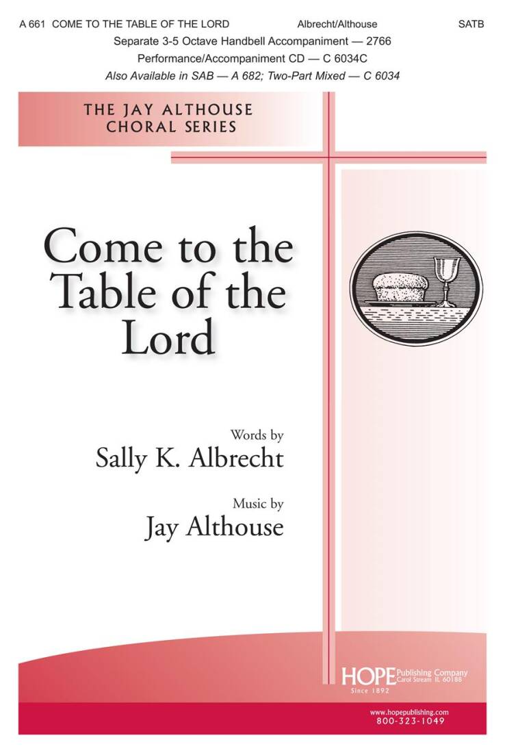 Come to the Table of the Lord - SATB