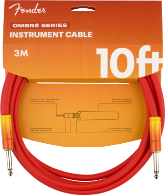 Fender - 10 Ombre Instrument Cable - Tequila Sunrise